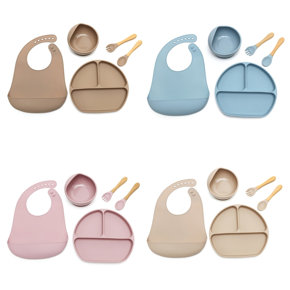 Baby Led Weaning Set - 5-Piece Baby Led Weaning Set, Silicone