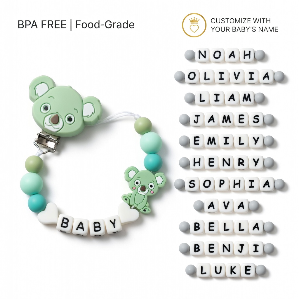 Baby Products Nipples - Silicone Baby Pacifier Clip Teething Chain