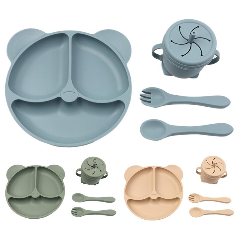 Baby Led Weaning Set - Toddler Eating Utensils 4 pieces Silicone