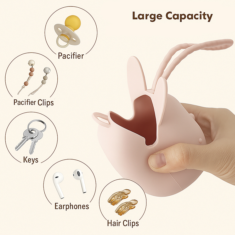 1pc Baby Silicone Pacifier Hol - Baby Products Nipples review and price