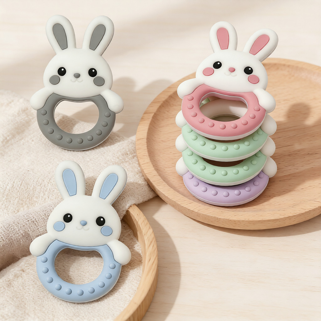 1Pcs Baby Teether Silicone Toy - Baby Products Nipples review and price