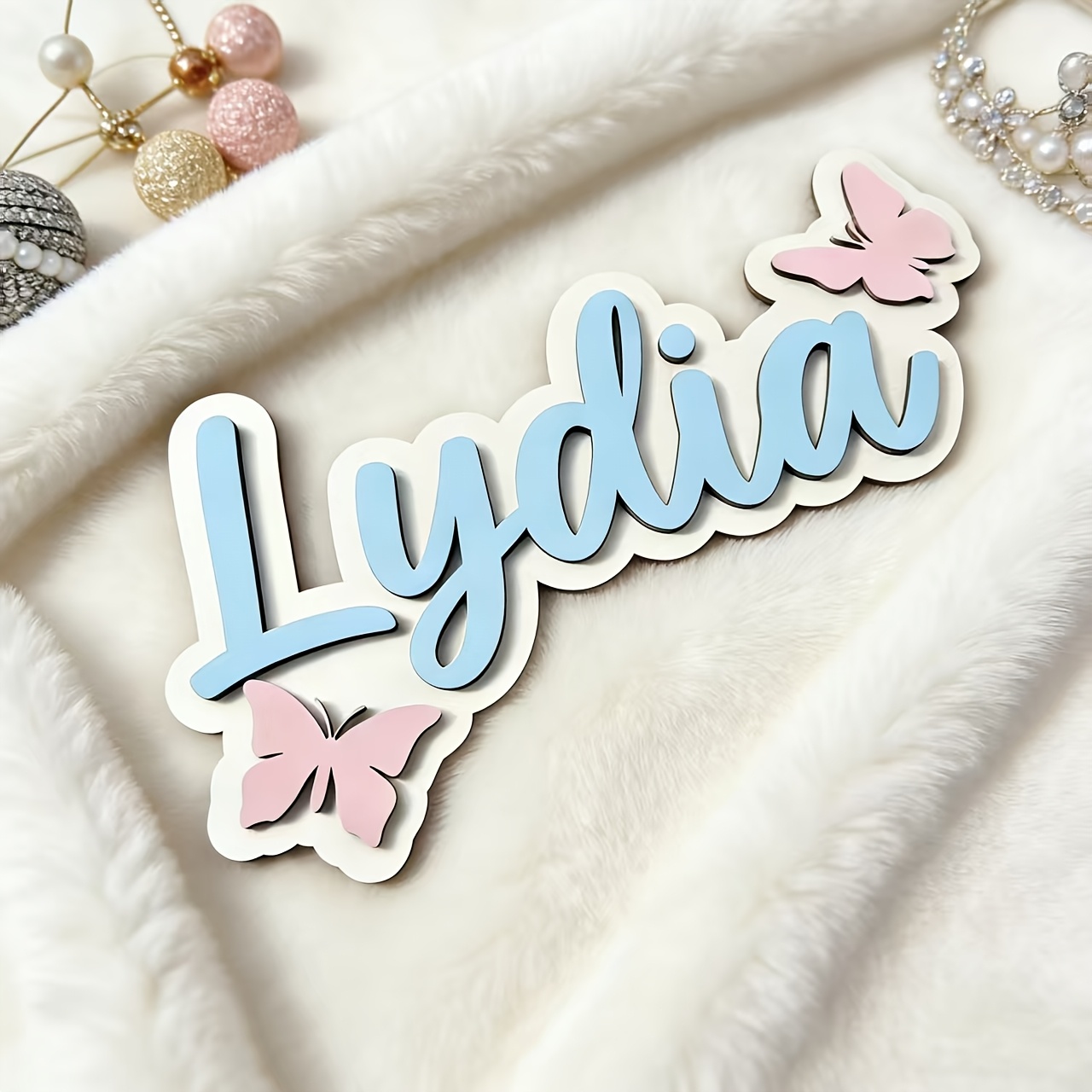 Personalized Blue & Pink Butte - Baby Products Decoration review and price