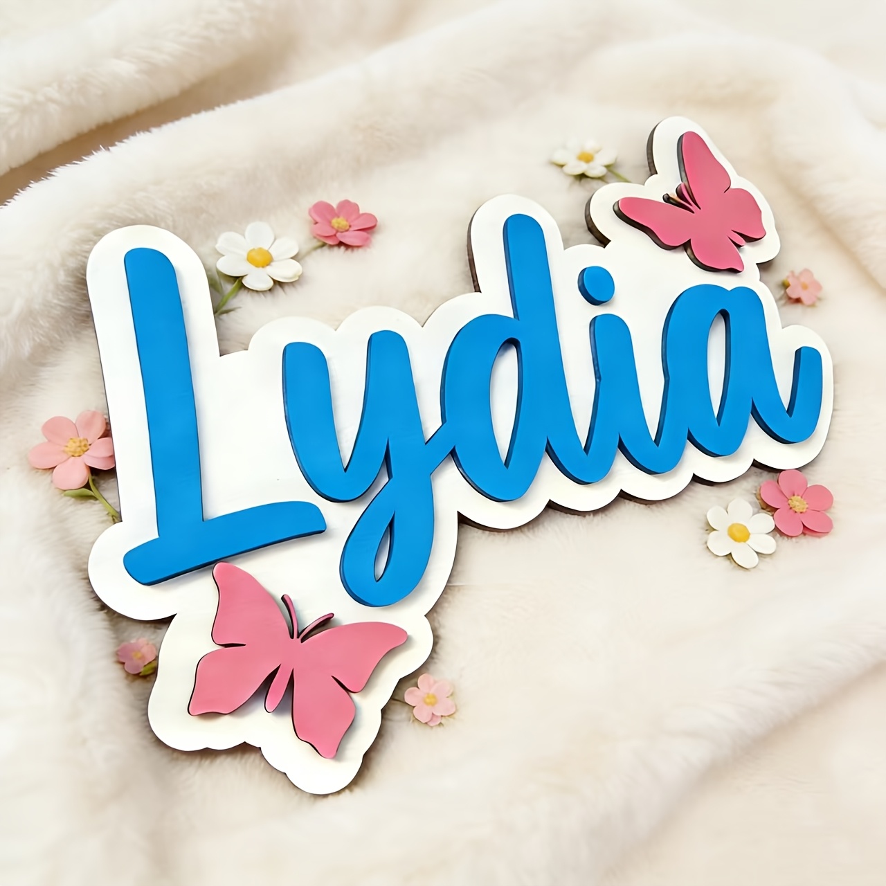 Personalized Blue & Pink Butte - Baby Products Decoration review and price