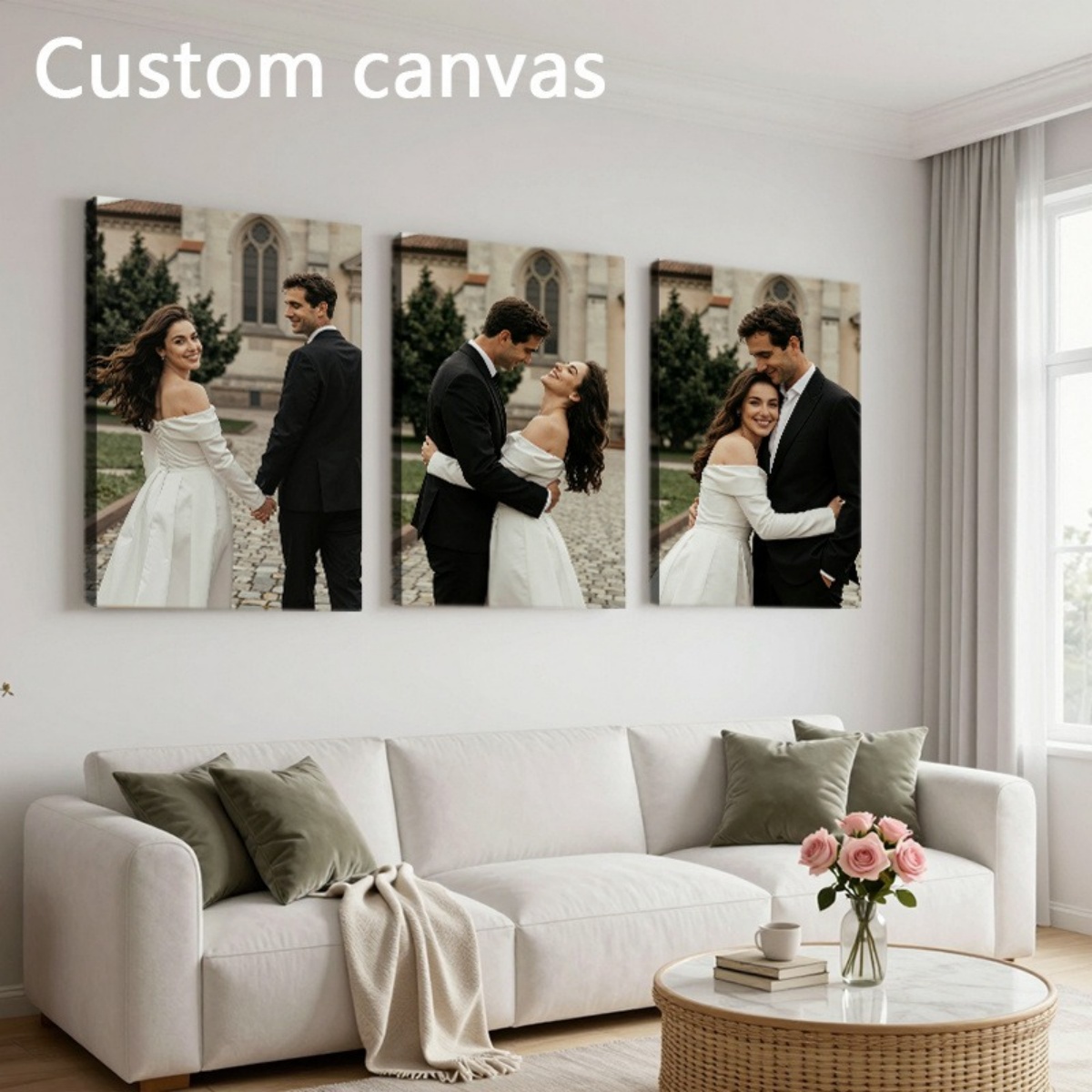 Set of 3 Custom Photo Canvas P - Baby Products Decoration review and price