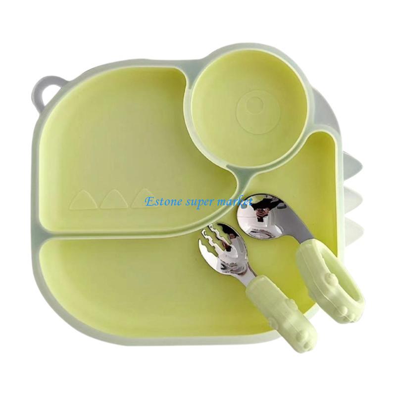 090B Silicone Baby Plate with  - Baby Led Weaning Set review and price