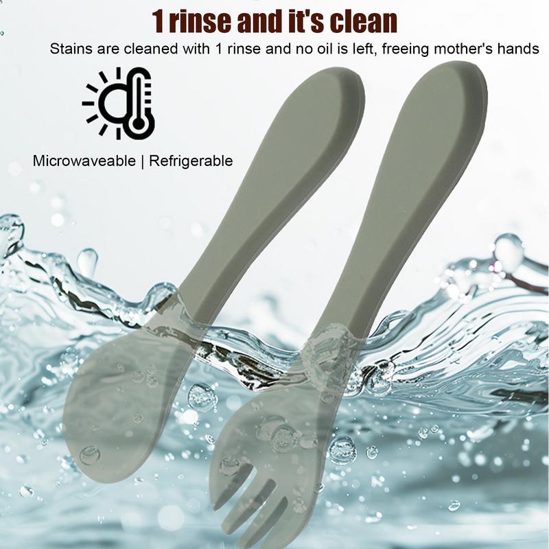 Toddler Eating Utensils 4 piec - Baby Led Weaning Set review and price