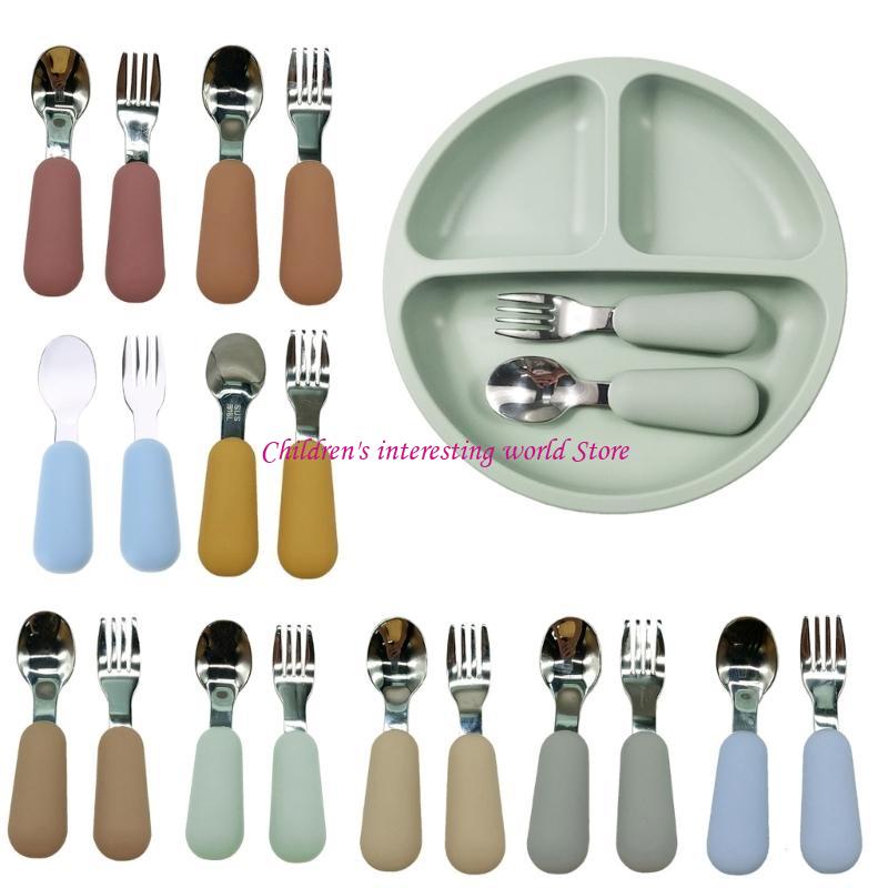 Baby Fork & Spoon Set 2pcs Inf - Baby Led Weaning Set review and price