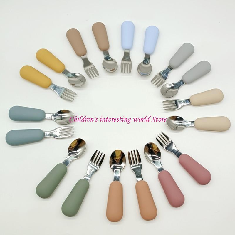 Baby Fork & Spoon Set 2pcs Inf - Baby Led Weaning Set review and price