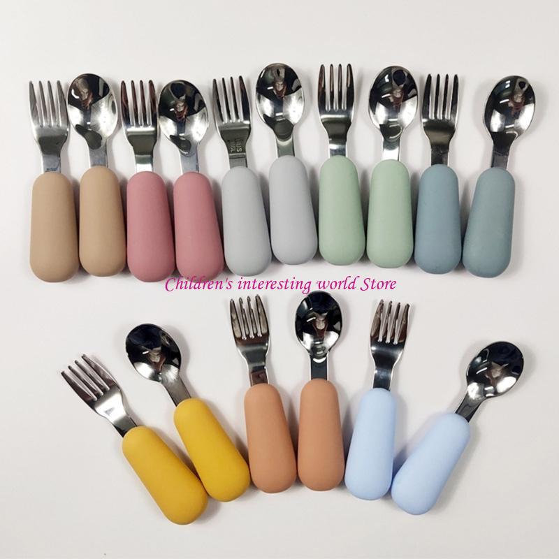 Baby Fork & Spoon Set 2pcs Inf - Baby Led Weaning Set review and price