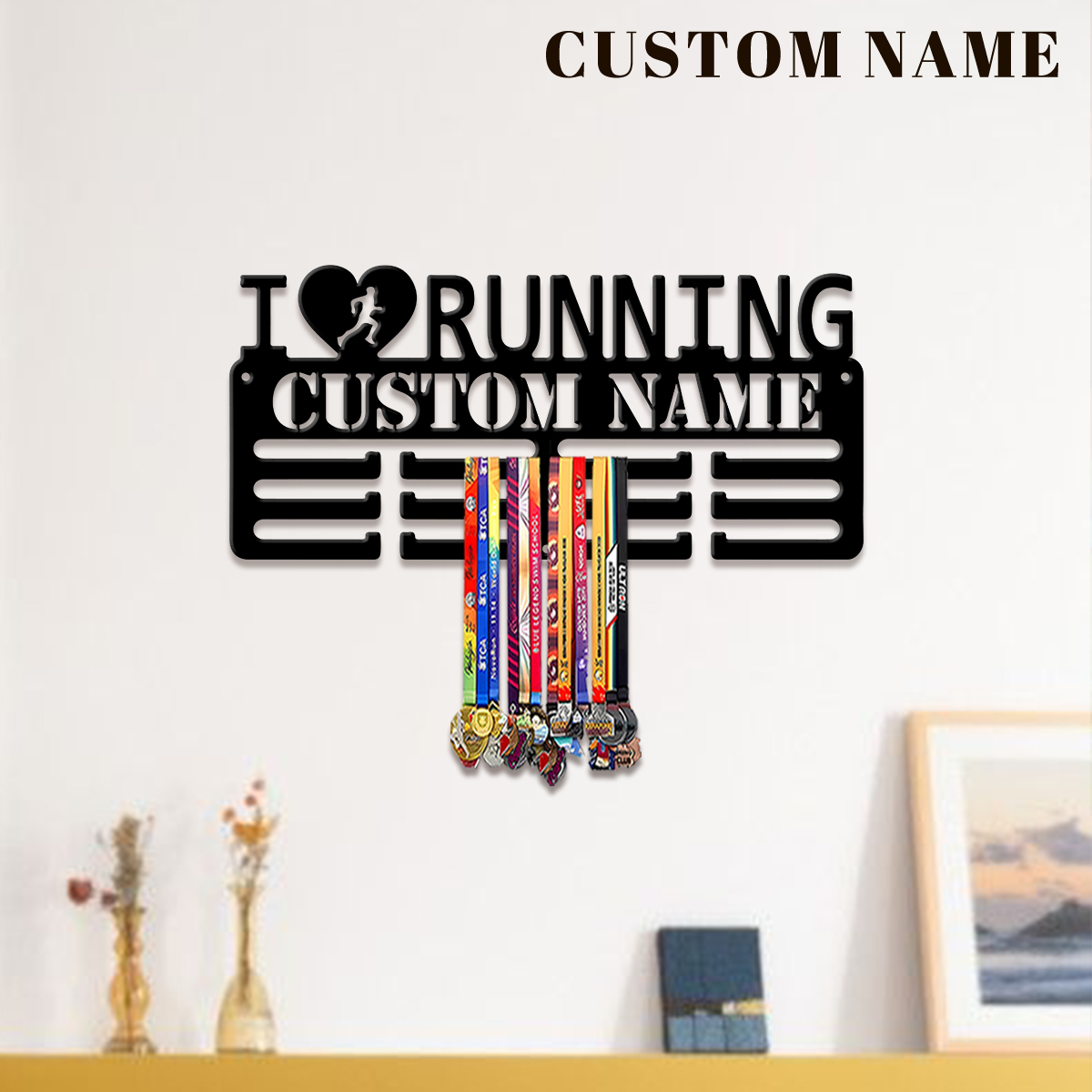 Custom I Love Running Metal Me - Baby Products Decoration review and price