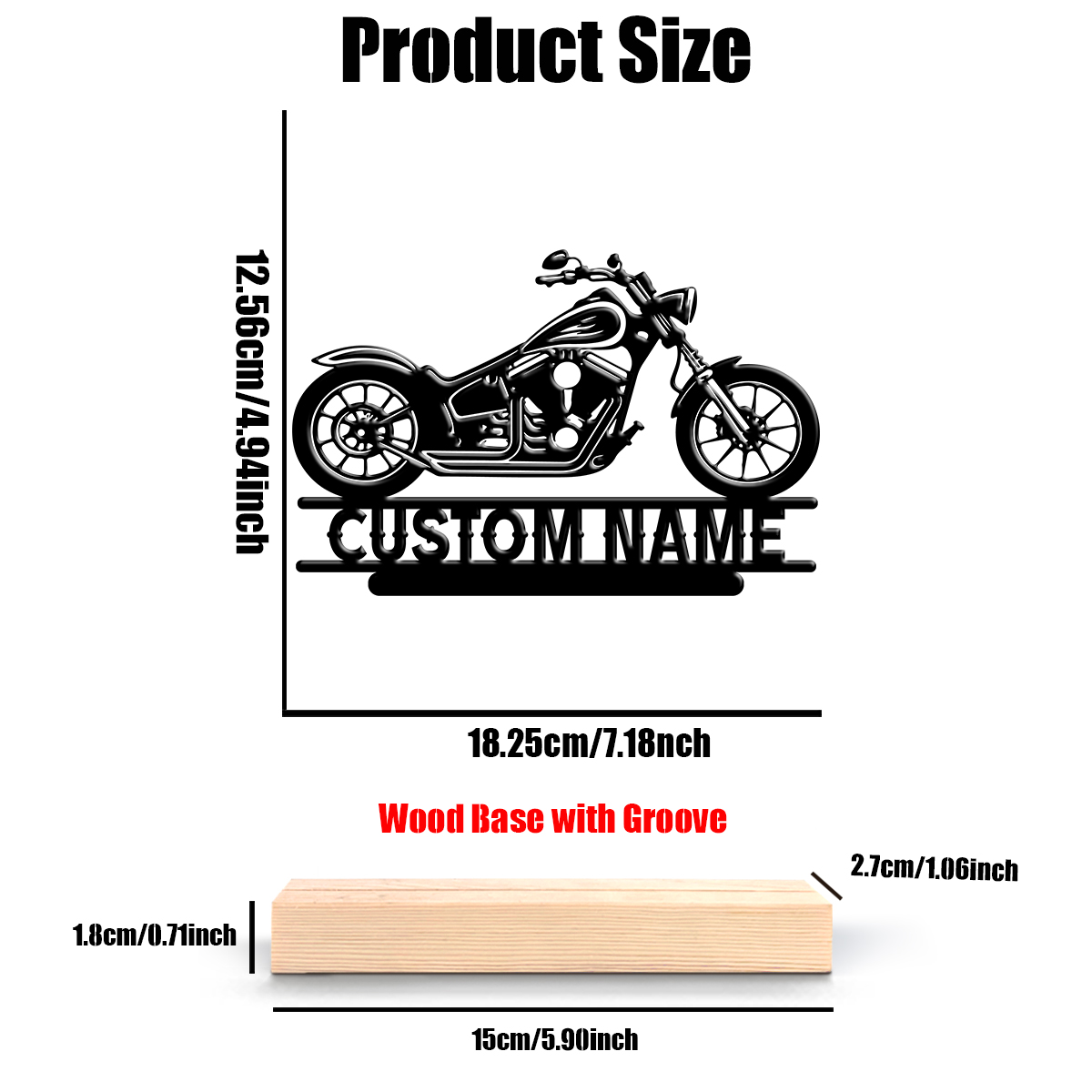 1Pc Csutom Name Road Motorbike - Baby Products Decoration review and price